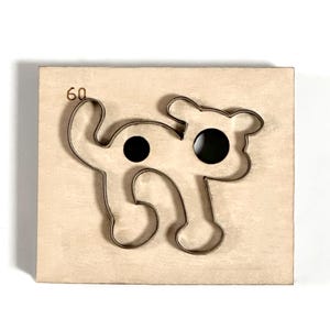 Handgemachte Cartoon Welpen Stanzen, Benutzerdefinierte Hund Stahlregel Metallstanze, Leder Handwerk Kraft-Werkzeug, Welpe Sizzix Stanzen