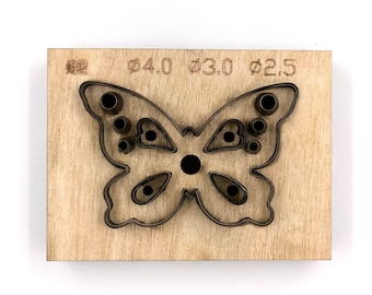 Butterfly Custom Leather Cutting Die,Steel Rule Metal Die Cutter,Leather Crafts Kraft Tool,Sizzix Die cuts,Punch Crafts Tool