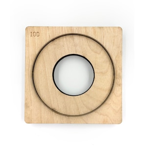 Troquel de corte de cuero circular personalizado, troqueladora de metal con regla de acero, herramienta Kraft para artesanías de cuero, troqueles Sizzix, herramienta para perforar artesanías