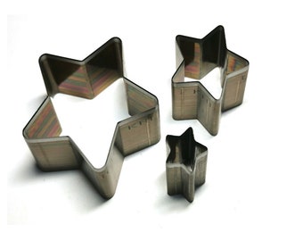 Z610 Small Star Leathercraft Stamp 6610-00 Black Craft Japan Z609