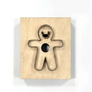 Matrice de découpe pour cuir de Noël bonhomme en pain d'épice, emporte-pièce en métal avec règle en acier, outil kraft pour travaux manuels du cuir, découpes Sizzix, cadeaux de Noël DIY