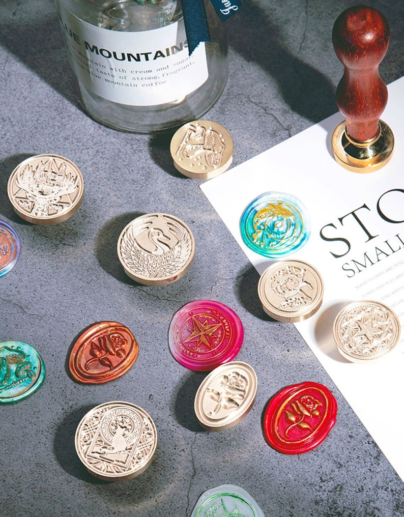 Custom Wax Seal StampPersonalise Wax Sealing Stamp KitCustom Wedding Wax StampInvitation Sealing Wax Stamp