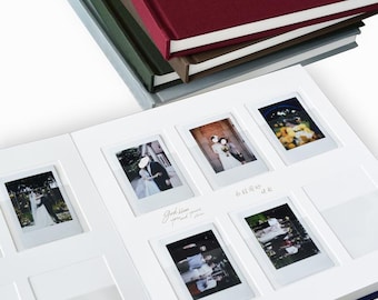 Customized 3-inch mini instax photo album / Large capacity Polaroid photo album / Can hold 120 photos in a 3-inch album / Wedding book