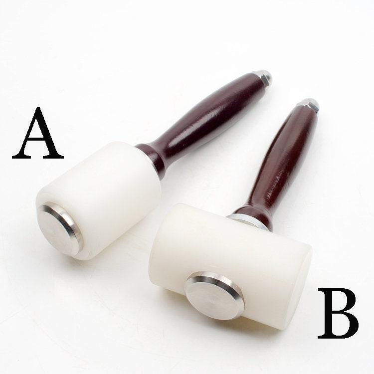 Nylon Hammer / Leather Carving Hammer Tool With Wood Handle Etsy