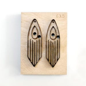 Troqueles de corte de cuero para pendientes con borlas, herramienta para manualidades con perforaciones de estilo bohemio, troqueles Sizzix, troqueladora de metal con regla de acero, herramienta para manualidades de cuero Kraft