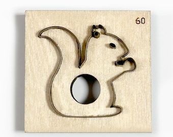 Custom Squirrel Leather Cutting Dies, Paper Sizzix Die Cutter, High Quality Leather Crafting Tools and Supplies, Handmade Steel Knife Punch