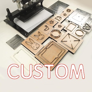 Matrice de découpe personnalisée pour cuir / emporte-pièce en métal avec règle en acier / Outil kraft pour artisanat du cuir / Découpes Sizzix / Outil de perforation / Cadeaux DIY