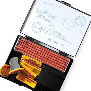 Praktischer Siegelstempel/beweglicher Siegelstempel/beweglicher Siegelstempel/Bürobedarf/Schreibwaren/Geschenk/Zurück zur Schule/Kreativität