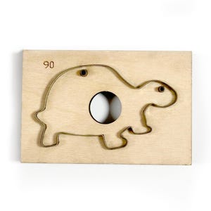 Matrice de découpe pour cuir tortue, emporte-pièce en métal, règle en acier, outil kraft pour créations artisanales en cuir, découpes tortue Sizzix, outil pour travaux manuels poinçonnés