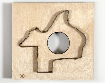 Texas Map Custom Leather Cutting Die, Customize a US map Steel Rule Metal Die Cutter,Leather Crafts Kraft Tool,Sizzix Die cuts Crafts Tool