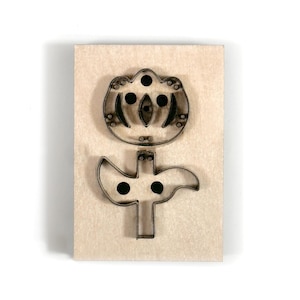 Gepersonaliseerde bloemblaadje lederen snijmal, handgemaakte stalen regel metalen stans, leren punch Crafts tool, Sizzix gestanst, klein formaat