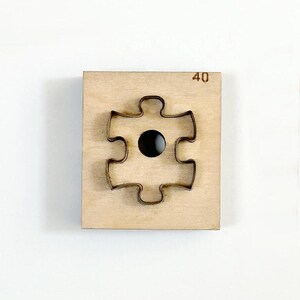 Rompecabezas personalizado Troquelado de cuero Rompecabezas Regla de acero Troqueladora de metal Perforadora de cuero Manualidades Herramienta Kraft Rompecabezas Troqueles Sizzix