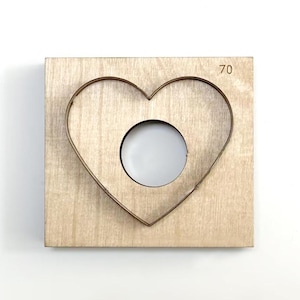 Troqueles de corte de cuero con forma de corazón personalizados, troqueles de metal con regla de acero, herramientas para manualidades de cuero, troqueles Sizzix, herramientas para perforar