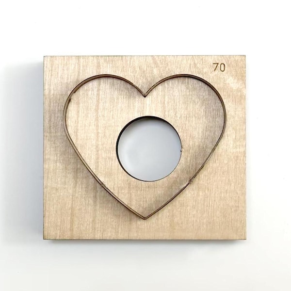 Custom Heart Leather Cutting Die,Steel Rule Metal Die Cutter,Leather Crafts Kraft Tool,Sizzix Die cuts,Punch Crafts Tool