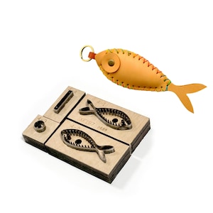 DIY魚カッティングダイ、手作り魚ペンダントスチールメタルダイカッター、レザーフィッシュクラフトパンチカッティングツールフィッシュシジックスカッター