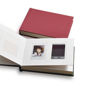 NOVO Álbum de fotos Fuji Instax de 3 polegadas COLORIDO / Livreto comemorativo personalizado com slot para cartão plug-in - acomoda 52 fotos