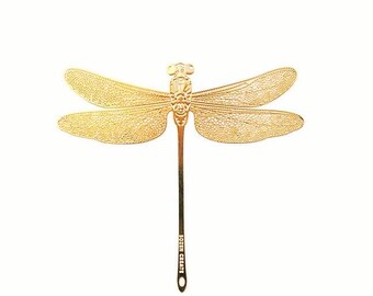 Handmade Dragonfly Bookmark/Odonate Metal Bookmark/Brass Bookmark/Stationery/Book Accessories/Thanksgiving Gift/ Christmas gift