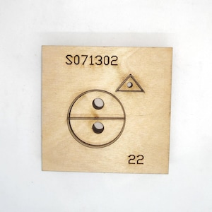 Troqueles de cuero personalizados con forma de triángulo y redondo, troqueladora de metal con regla de acero, herramienta Kraft para manualidades de cuero, troqueles Sizzix, herramienta para perforar artesanías
