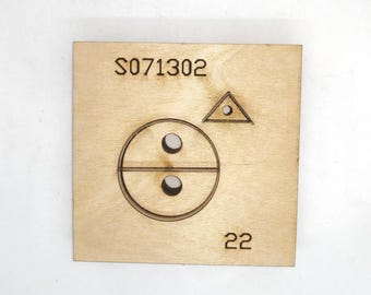 Triangle Round Customized Leather Die Cutting, Steel Rule Metal Die Cutter, Leather Crafts Kraft Tool, Sizzix Die cuts, Punch Crafts Tool
