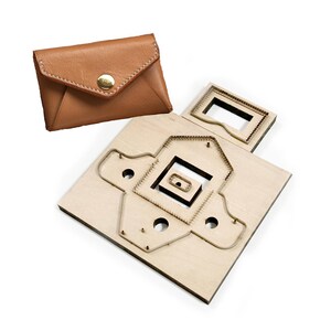 Molde de corte de pacote de cartão de envelope, ferramenta de artesanato, régua de saco de cartão de envelope feito à mão, molde de envelope de feltro feito à mão