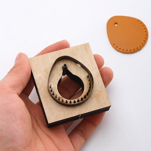 Matrice de découpe pour carte d'accès, découpeuse de sac en carton faite main, découpeuse en métal, règle en acier, outil pour travaux manuels en cuir et kraft, découpes Sizzix,