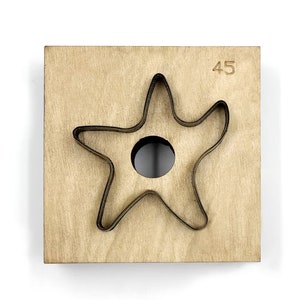 Troqueles de corte de cuero con forma de estrella de mar personalizados, troqueles de metal con regla de acero, herramientas para manualidades de cuero Kraft, troqueles Sizzix, herramientas para perforar artesanías