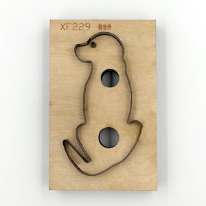 Troqueles de corte de cuero para perros hechos a mano, troqueles de metal con regla de acero personalizados, herramienta Kraft para artesanías de cuero, troqueles Sizzix, herramienta para perforar artesanías