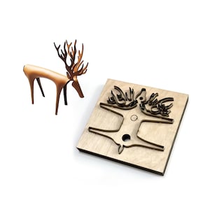 Benutzerdefinierte Leder Deer Anhänger sterben geschnitten, handgemachte Stahl Regel Metall Stanze, DIY Handwerk Werkzeug Leder Elch Design Dekoration Punch,