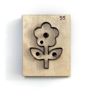 Custom Flower Leather Cutting Die, Flower Steel Rule Metal Die Cutter, Leather Crafts Kraft Tool, Flower Sizzix Die cuts, Punch Crafts Tool