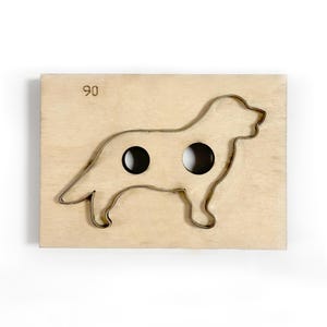 Troquel de corte Golden Retriever, troqueladora de metal con regla de acero personalizada para cachorros, herramienta Kraft para manualidades de cuero, troqueles Sizzix para perros, herramienta para perforar manualidades