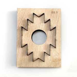 Troqueles de corte de cuero para pendientes personalizados, troquelado de chapa de acero, regla de acero de metal, herramienta Kraft para artesanías de cuero, troqueles Sizzix, herramienta para perforar artesanías