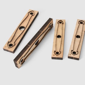 Troquel de corte de saco de mano, cortador de cuero hecho a mano, troquelador de metal con regla de acero, herramienta Kraft para artesanías de cuero, troqueles Sizzix,