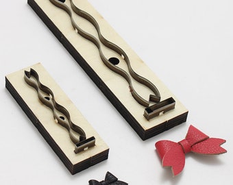 Stitching bow Cutting Die,handmade bow die cutter，Steel Rule Metal Die Cutter,Leather Crafts Kraft Tool,Sizzix Die cuts,