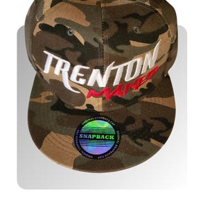 Camo Trenton Makes baseball hat