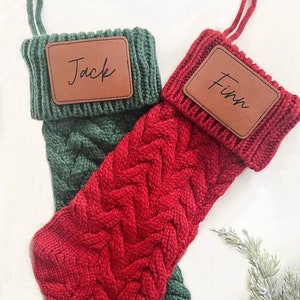 Flicken Strümpfe aus Leder