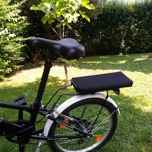 Travel bike cushion - cushion for racks - sponge pillow and polyester