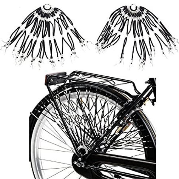 Bicycle net for rear wheel