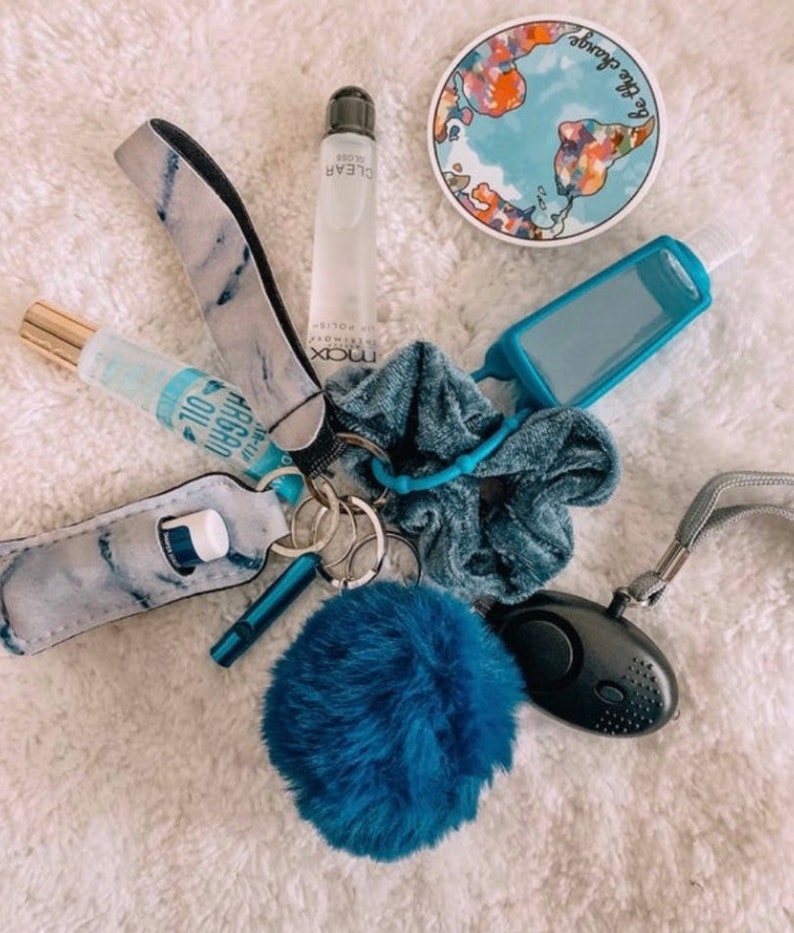 12 PIECE SAFETY KEYCHAINS Utility Keychain Protection Etsy