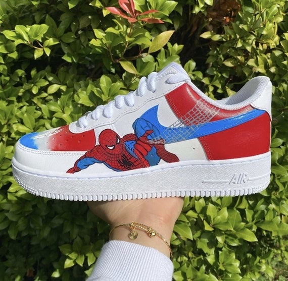 spiderman custom air force 1