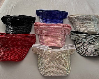 Viseras de diamantes de imitación