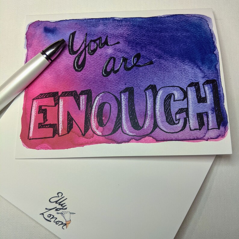 You Are Enough Greeting Card image 1