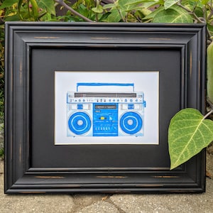 Retro Boombox - Art Prints