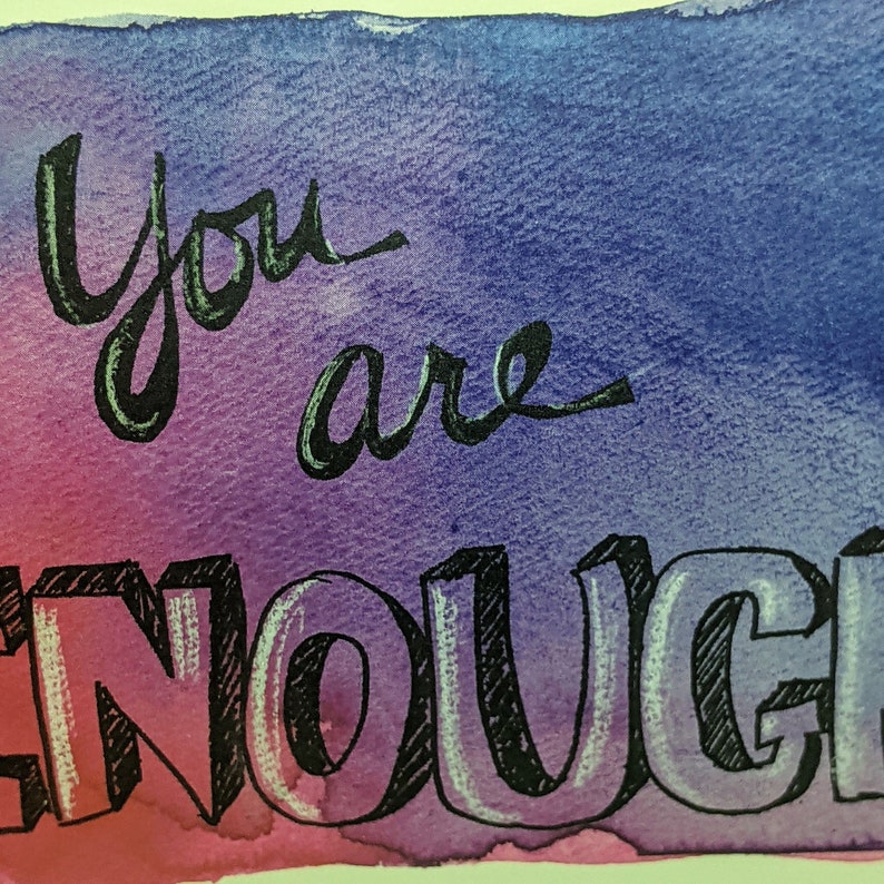 You Are Enough Greeting Card image 2