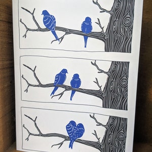 Palomas de luto - Art Print - Regalo romántico
