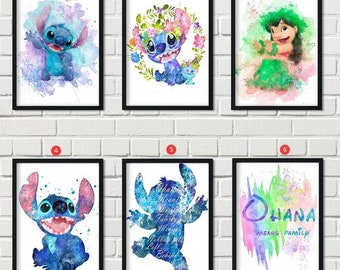 photo Diamond Painting Lilo And Stitch etsy