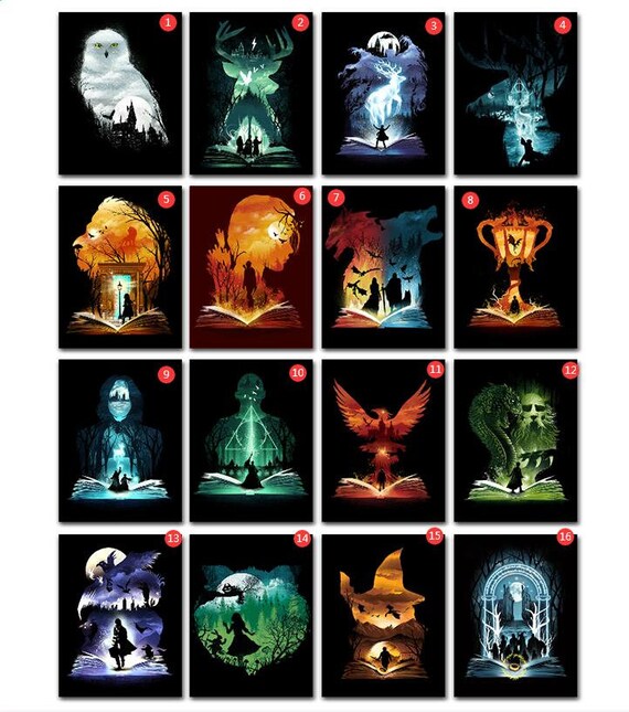 Harry Potter 5D Diamond Painting Full Square/Round Drill Etsy