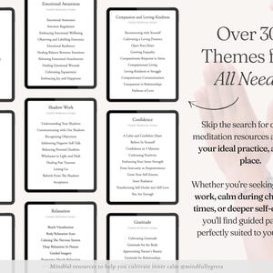 600 Guided Meditation Script Bundle Guided Meditation Script Collection Guided Meditations Bundle Meditation Guide PDF Printable image 5