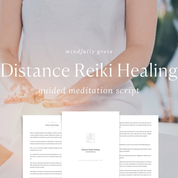 Distance Reiki Healing Guided Meditation Script | Distance Reiki Healing Guided Meditation | Guided Meditation PDF