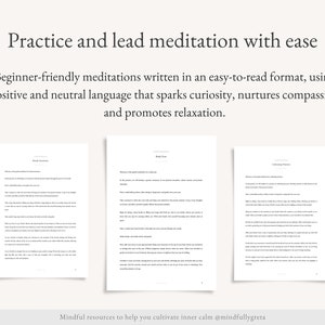 200 Guided Meditation Script Bundle Guided Meditation Script Collection Guided Meditations Bundle Meditation Guide PDF zdjęcie 4