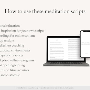 200 Guided Meditation Script Bundle Guided Meditation Script Collection Guided Meditations Bundle Meditation Guide PDF zdjęcie 5